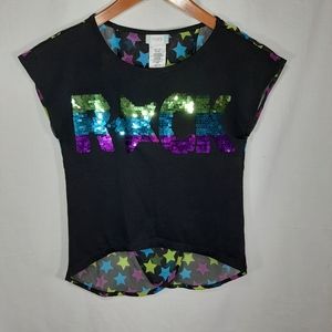 Sequin Rock Star Top